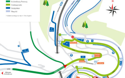 Verkehrsführung beim Schäferlauf Wildberg 2026